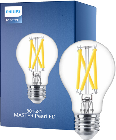 Philips MASTER PearLED packaging, rendered from product data