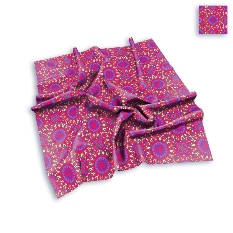 LiquiFire dynamic render — pink and purple variant generated from a single source image